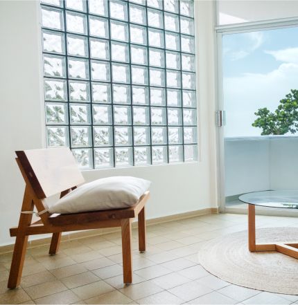 Interior de suite en Cozumel